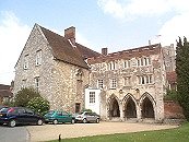 The Deanery, which incorporates the 13th Century porch to the Priors House and Hall