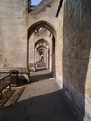 South Transept - view through the flying buttresses.
