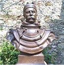 Bronze bust of William Walker