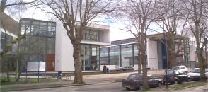 Reception & the Textile Conservation building.