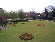 View of Abbey Gardens from Abbey House