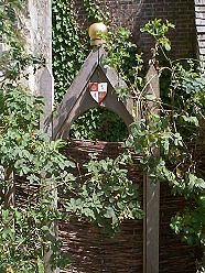 A detail in the Herb garden