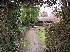 Friary Gardens - View from the Yew arch