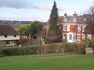 St Johns Croft and the top of Blue Ball Hill