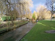 View upstream to the Sluice Gate