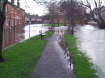 The River flowing into Water Lane