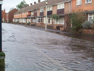 The lower end of Water Lane