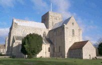 Chapel from the South - The single storey  building with a tiled roof is the oldest part of the Hospital - Pre 12th Century.