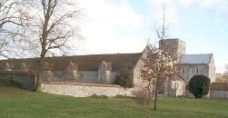 Brethren's Lodgings and Chapel viewed from the road