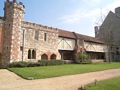 The Ambulatory (16th Century) connects the old Masters Lodging to the Church