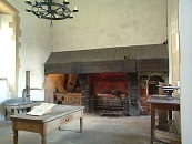 The Kitchen (15th Century) showing the range and hearth