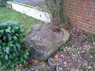 Outside Garth House, Edward Road.